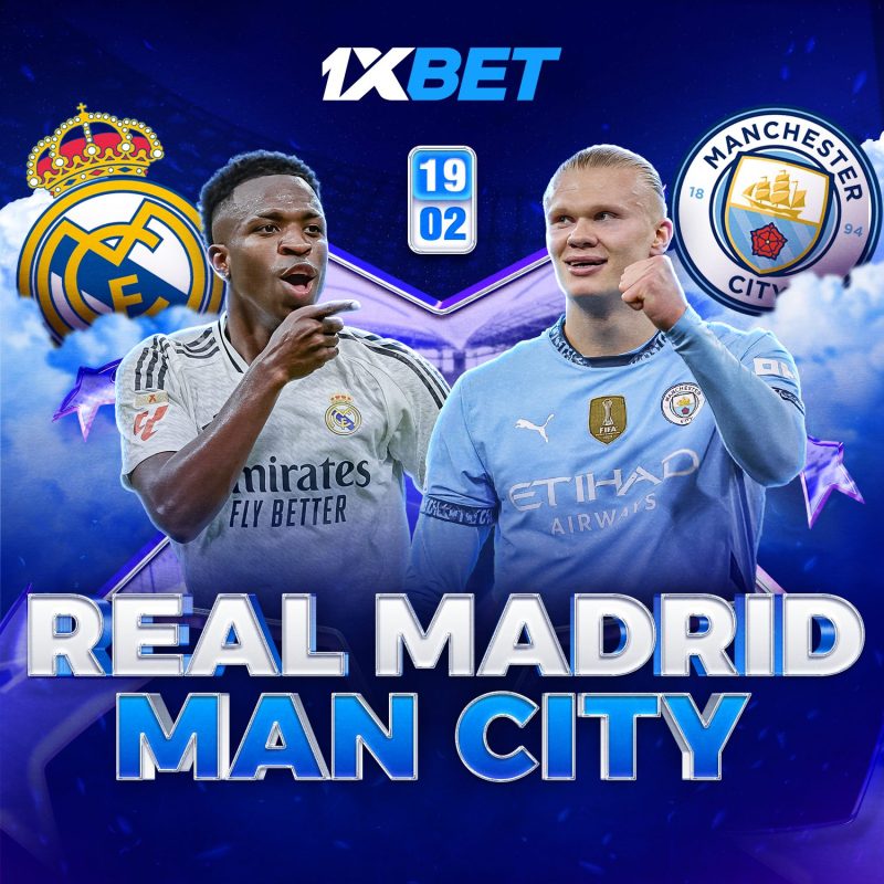 Real Madrid v Manchester City: bet on the biggest match of the Champions League knockout phase play-offs!